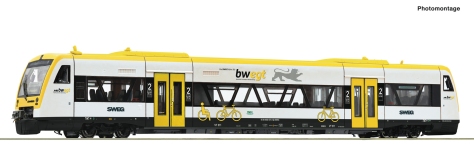 Roco 7710006 - H0 - Dieseltriebwagen BR 650 bwegt, SWEG, Ep. VI - DC-Sound